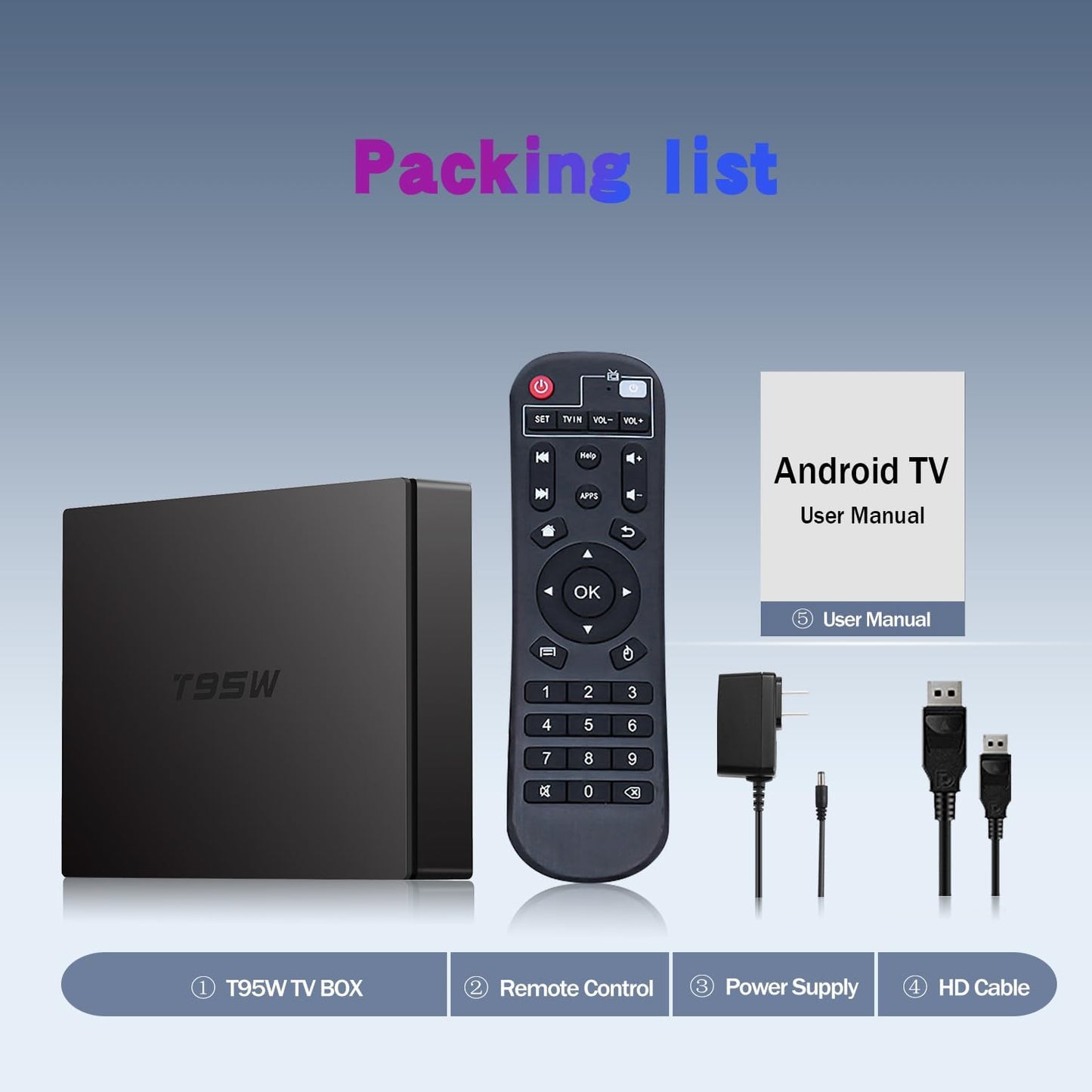 ANDROID TV BOX + 3 Months Subscription